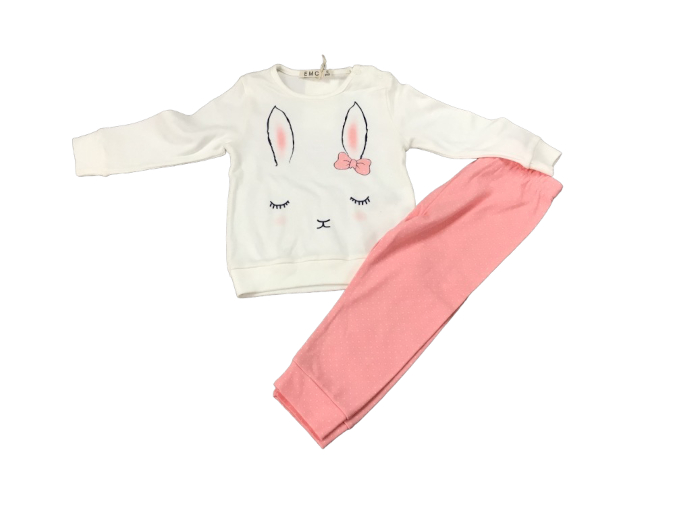 completo manica lunga emc bianco e rosa abbigliamento bambini neonati accessori giocattoli bgkids it