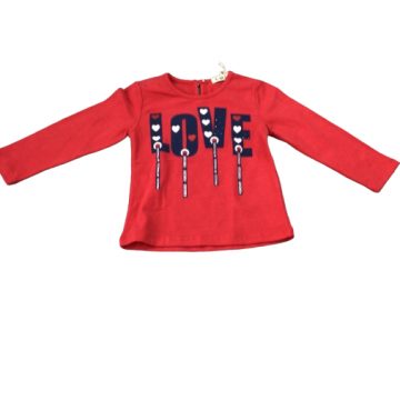 maglietta manica lunga emc rossa abbigliamento bambini neonati accessori giocattoli bgkids it