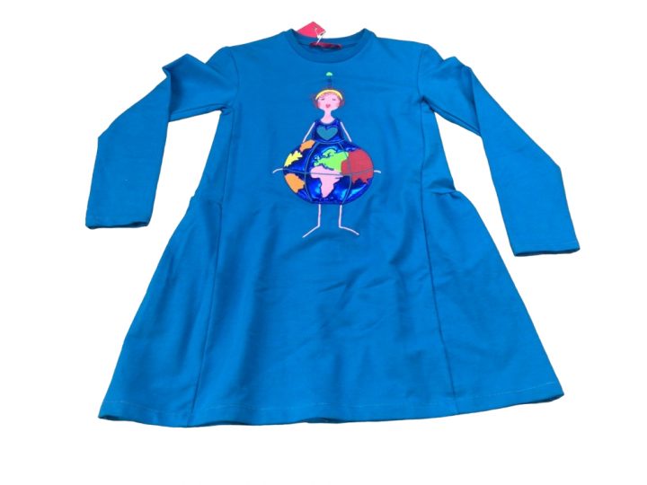 vestina manica lunga blue agatha ruiz de la prada abbigliamento bambini neonati accessori giocattoli bgkids it 1