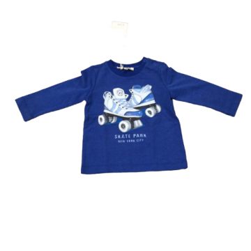 maglietta manica lunga blue bimbo emc abbigliamento bambini neonati accessori giocattoli bgkids it 2