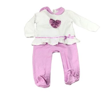 tutina bambina bianca e rosa minibanda abbigliamento bambini neonati accessori giocattoli bgkids it