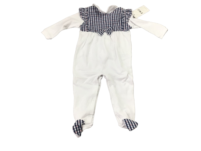 tutina manica lunga bambina bianco e blue emc abbigliamento bambini neonati accessori giocattoli bgkids it