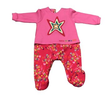tutina manica lunga bambina rosa e rossa agatha ruiz de la prada abbigliamento bambini neonati accessori giocattoli bgkids it