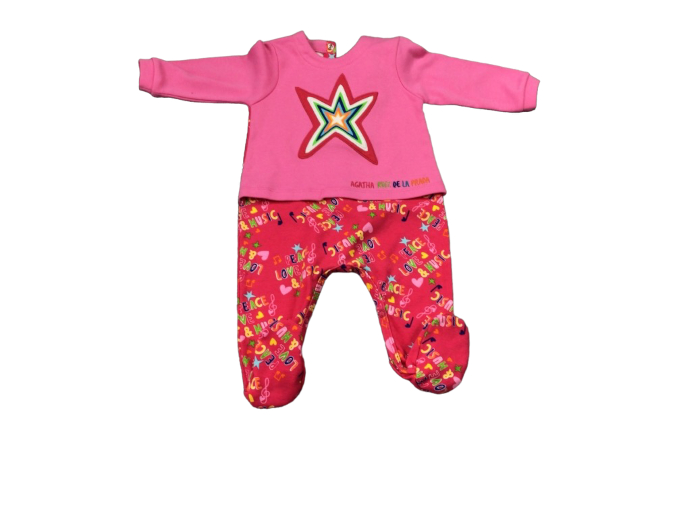 tutina manica lunga bambina rosa e rossa agatha ruiz de la prada abbigliamento bambini neonati accessori giocattoli bgkids it